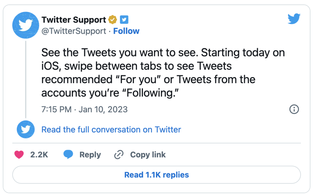 Twitter Introduces New, Swipeable Feed of Users That You Follow ...