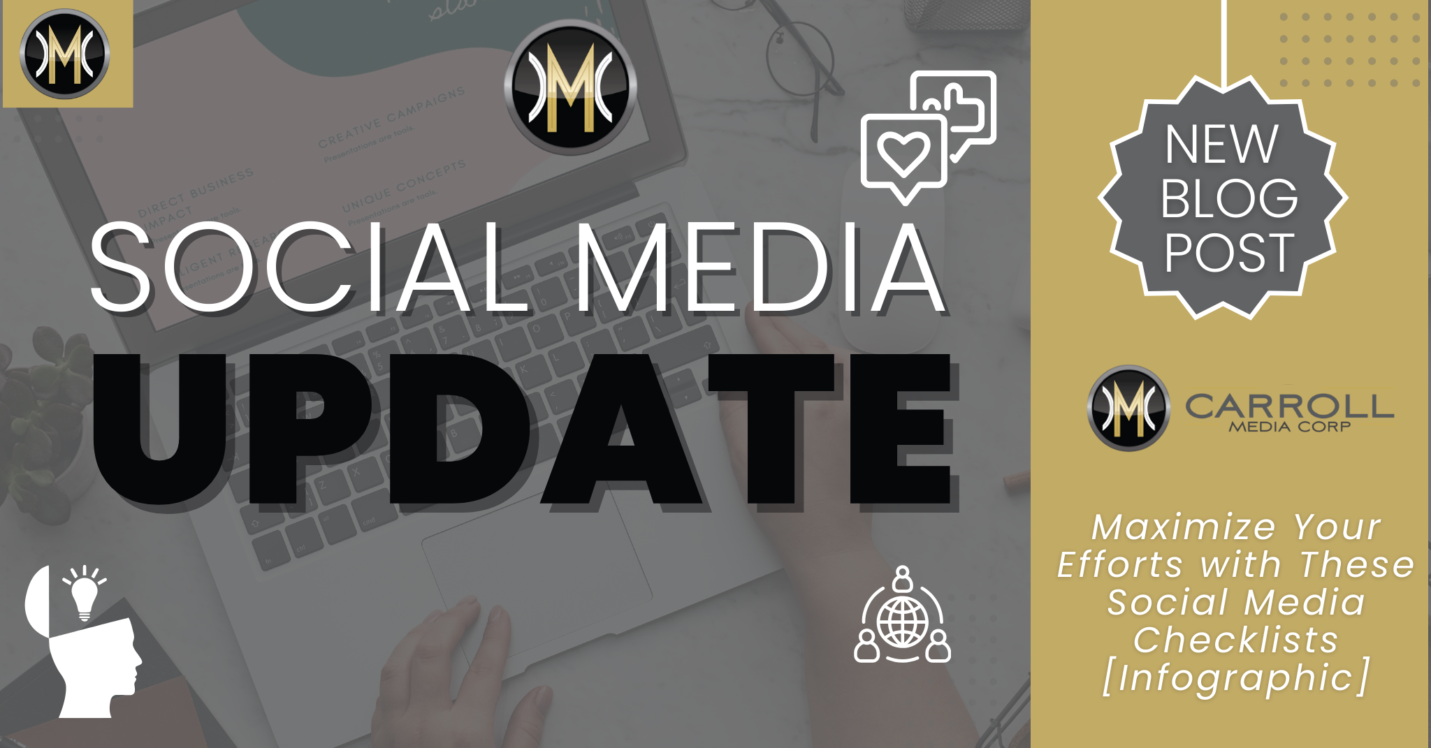 Maximize Your Efforts With These Social Media Checklists Infographic Carroll Media